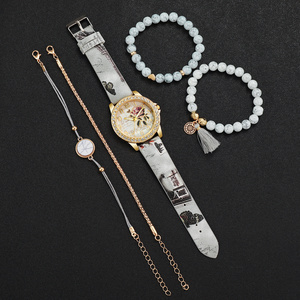 Juego de 5 Relojes Elegantes para Mujer con Brazalete, Reloj de Moda para Mujer, Regalo para Damas - Product Image 4