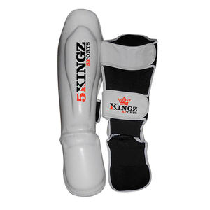 Mejor Precio en Espinilleras Profesionales de Cuero para Adultos - Equipo de Protección Deportiva para Boxeo y Artes Marciales - Product Image 1