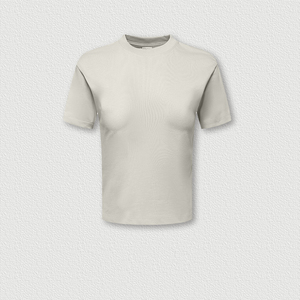 Women's for Crew Neck Crop <b>Top</b> Full Sleeve Regular Jersey 100% Cotton Casual T-Shirt Eco-Friendly Spring Summer Breathable - Product Image 5