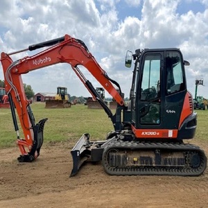 Mini-excavatrice sur chenilles Kubota KX080-5 d'occasion, moteur Kohler haute efficacité, pompe PLC, moteur puissant, excavatrice hydraulique - Product Image 4