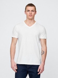 T-shirt blanc pour homme à col rond et manches courtes, 100 % polyester, coupe ample, couleur unie, jersey tricoté, design vierge, 200 grammes - Product Image 3