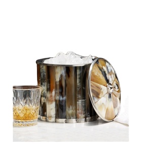 Cubetas de Hielo para Bar y Vino, Recipientes para Bebidas, Producto Personalizado, Cubeta de Hielo de Color Cuerno de Búfalo para Hotel y Bar de Vinos - Product Image 1