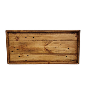 Plateau de rangement rectangulaire en acier inoxydable au design unique, bac de drainage métallique polyvalent et plaque de cuisson, plateau de présentation utilitaire pour la maison - Product Image 5