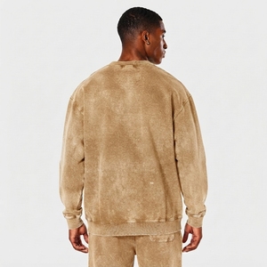 Sudadera con capucha informal de invierno para hombre, estilo pakistaní, con lavado ácido, cuello redondo, de algodón 100% de alto gramaje, personalizada - Product Image 6