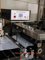 Ligne de production de sacs Doypack entièrement automatique à grande vitesse pour l'emballage de café et d'aliments en plastique, machine à sceller trois côtés pour sacs à fermeture éclair