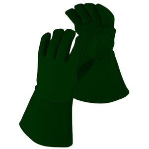 <b>Long</b> Lasting Anti Heat Spark Flame Retardant TIG Welding <b>Gloves</b> Cowhide Split Grain Leather Reflective Safety Clothing - Product Image 6