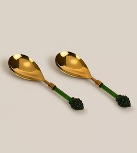 ชุดอุปกรณ์เสิร์ฟสลัดสำหรับโต๊ะอาหารหรูหรา วัสดุโลหะคุณภาพพรีเมียม - Product Image 6
