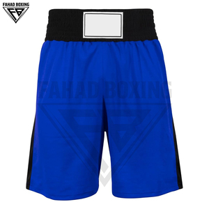 Ensemble uniforme de boxe blanc et bleu de haute qualité OEM/ODM, débardeur et short en mesh à séchage rapide pour l'entraînement de kickboxing et de MMA - Product Image 6