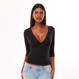 Top Corto Personalizable de Moda para Mujer, Alta Calidad, Transpirable, Diseño OEM, Talla Adulta - Product Image 6