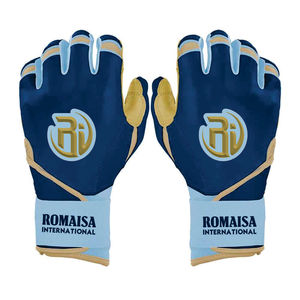 Latest Long Cuff Professional <b>Baseball</b> Batting <b>Gloves</b> Unisex Goatskin Digital Leather Softball Batting <b>Gloves</b> Custom - Product Image 2