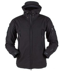 Veste Softshell Imperméable en Toile de Haute Qualité Personnalisée avec Col Montant et Logo Avant, Veste d'Hiver Coupe-Vent pour Activités de Plein Air - Product Image 3