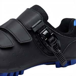 Zapatillas de Ciclismo para Hombre y Mujer, Negras y Azules, para Carretera y Montaña, Transpirables, Ligeras, de Secado Rápido, con Forro de Malla Ajustable, Lavables a Máquina - Product Image 6