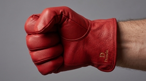 Gants de sécurité en cuir Dumela, longueur poignet, rayés, respirants, doublés de coton, thermiques, pour l'hiver, usage quotidien en extérieur - Product Image 3