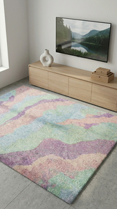 High Quality Hand Tufted Abstract High Pile Modern Area Rug Pet & Eco Friendly Extra <b>Thick</b> - Product Image 6