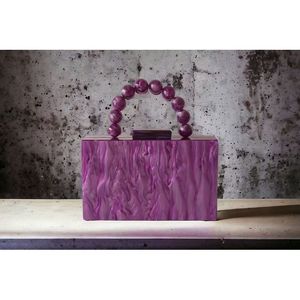 Pochette de Soirée Élégante pour Femmes, Sac à Main en Résine avec Accessoires en Cristal, Modèle RR ENTERPRISES RR202514659 - Product Image 5