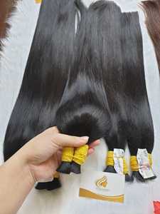 Minh Khang Cheveux Vendeur Vietnam Offre 100g 100% Vierge Non-Remy Texture Droite Style De Luxe En Vrac Extensions De Cheveux Humains - Product Image 2