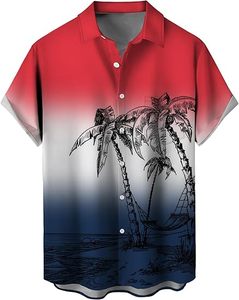 T-shirt Hawaïen Homme Anti-Plis Tendance Respirant Confortable – Nouvelle Collection Très Vendue - Product Image 1