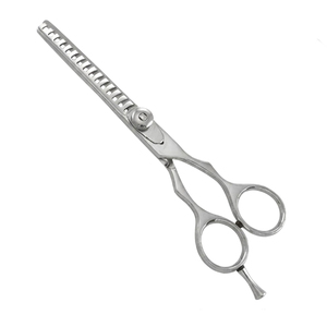Ciseaux à effiler professionnels en acier inoxydable de haute qualité pour barbier et salon, avec vis de tension réglable - Product Image 1