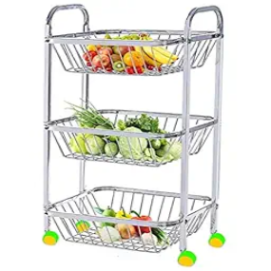 Panier de rangement rectangulaire en métal robuste pour buanderie - Product Image 6