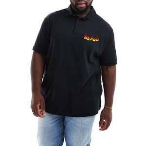 Camiseta Polo Personalizada de Manga Corta para Hombre, de Alta Calidad, Superventas, Transpirable, de Algodón Tejido, para Golf - Product Image 1