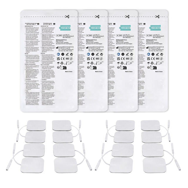 High Conductivity Hydrogel Electrode Pads Long-lasting Reusable TENS Pads Latex-free Non-irritating Medical Electrodes