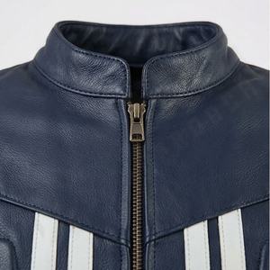 Chaqueta de Motociclista de Cuero Genuino para Hombre de la Mejor Calidad, Nueva Colección de Invierno, Chaquetas de Motocicleta con Protecciones Desmontables Personalizadas - Product Image 4