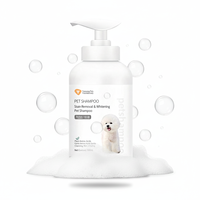 Shampooing et Gel de Bain de Luxe Tango Bichon Frise - Nettoyant Blanchissant Professionnel pour Animaux de Compagnie 500mL Anti-Taches Jaunes Anti-Acariens Blanc