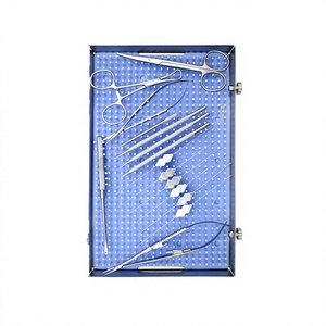 Juego de 17 Instrumentos Quirúrgicos para Conductos Lacrimales, Kit de Sondas y Jeringas, Herramientas Oftálmicas de Acero Inoxidable Reutilizables - Product Image 3