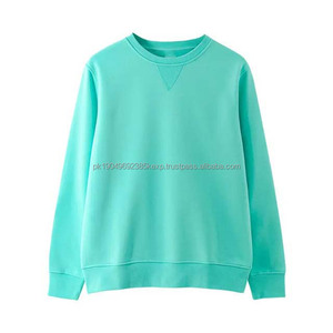 Servicio OEM de alta calidad, sudaderas lisas de algodón 100%, cuello redondo, diseño de logotipo personalizado, sudaderas básicas de invierno de diferentes colores - Product Image 3