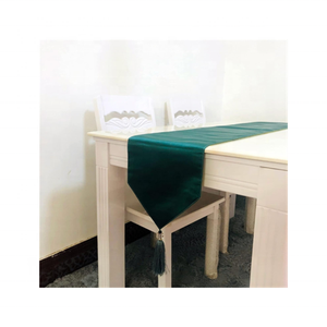 2024 Vibrant Velvet 84-Inch <b>Table</b> <b>Runner</b> GOTS Certified 100% Cotton Embroidered Tropical Design Weddings Home Planet-Friendly - Product Image 3