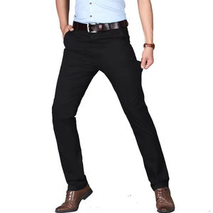 Stylish Canvas Chino Pant <b>Men's</b> 100% Cotton Anti-Pilling & Breathable Mid Waist Casual Wear OEM Service High Quality Custom Logo - Product Image 2