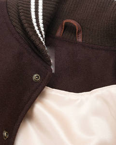 Blouson universitaire d'hiver pour homme, personnalisé en usine, avec broderie, style Letterman et Bomber - Product Image 5