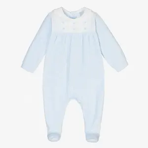 Neues Design Weißer Baumwoll kragen Weiche Bodys Baby Großhandel Kleidung Baby Stram pler