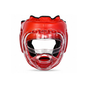 Wholesale Low Price Boxing Leather Breathable Lightweight <b>Head</b> Guard for Adults Men Women Full Face Protection - Product Image 1