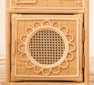 Juguete de Lavadora de Mimbre Natural, Sostenible y Hecho a Mano, Juego de Imitación de Lavandería, Muebles de Juguete Montessori para Niños - Product Image 3