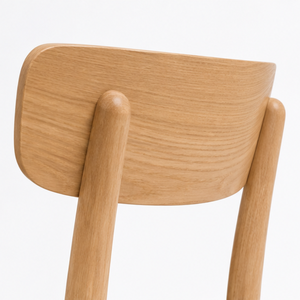 ARTERRA Premium Teak Wood <b>Round</b> <b>Dining</b> <b>Table</b> <b>Set</b> Modern Minimalist <b>Dining</b> <b>Table</b> with Chairs <b>for</b> Home Cafe - Product Image 3