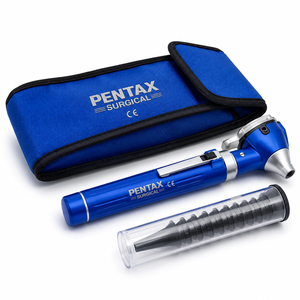 กล้องตรวจหูแบบพกพาคุณภาพสูง PENTAX SURGICAL ได้รับการรับรองมาตรฐาน CE ผลิตจากสแตนเลสและพลาสติก  พร้อมโลโก้ส่วนตัว ใช้พลังงานแบบแมนนวล รับประกัน 1 ปี - Product Image 1