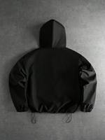 Vestes Premium surdimensionnées, coupe-vent anorak avec capuche intégrée et cache-visage, fabrication directe en usine, marque privée, pour hommes