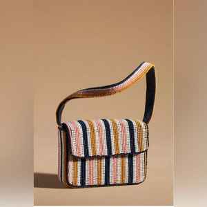 Sac bandoulière de luxe brodé de perles – Sac à main artisanal en perles de rocaille - Product Image 5