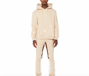 Survêtement Homme Imprimé Coupe Droite Évasée Respirant Léger Polyester/Coton Vente en Gros Quantité OEM - Product Image 1