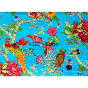 Tela de Algodón 100% Puro Hecha a Mano al por Mayor, Estampado a Bloque, Ecológica y Ligera, para Prendas de Niñas, Vestidos y Pijamas - Product Image 6