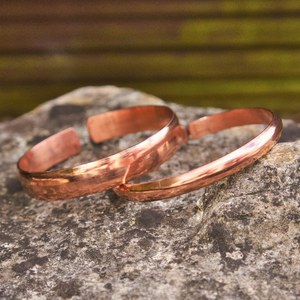 Bracelet manchette en alliage de cuivre plaqué or rose, motif floral, fait main, style bohème népalais, pour la méditation, prix d'usine - Product Image 3