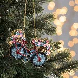 Handmade Embraided Snowman Seed Beaded <b>Christmas</b> Ornament For Festive DIY Decor Artistic Holiday Luxury <b>Christmas</b> Hanging Decor - Product Image 2
