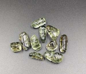 Piedra Preciosa de Amatista Verde Natural de Alta Calidad, Tallada a Mano Estilo Mughal, Cristal Tallado, Piedra Rodada, para Joyería - Product Image 4