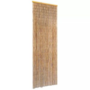 Bamboo Brown 22"x72.8" Insect Door <b>Curtain</b> <b>Natural</b> and Eco-Friendly <b>Curtains</b> & Valances - Product Image 1