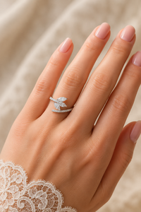 Anillo de Moissanita en Plata de Ley 92.5 KLSR-11996 - Product Image 5