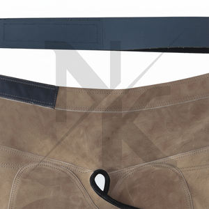 Delantal de Herrador de Cuero Genuino de Alta Calidad, Cinturón Ajustable, Delantales de Gamuza Resistentes para Herradores, Soldadura y Herraje - Product Image 3