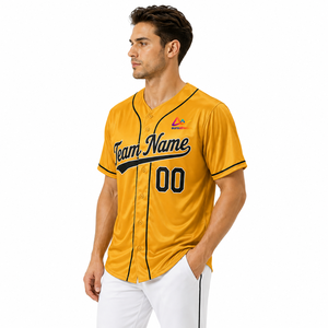 Maillot de baseball moderne conçu pour l'entraînement en équipe et les matchs, offrant un confort durable et des performances fiables pour les joueurs actifs. - Product Image 4