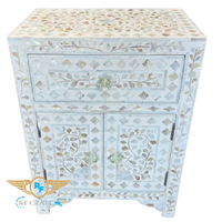 Table d'appoint de luxe en incrustation de nacre Nouveau meuble intelligent chinois populaire et bon marché Table d'appoint de lit de qualité supérieure pour le salon