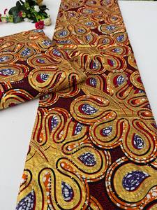 ผ้าพิมพ์ลายแอฟริกันคุณภาพสูงปี 2025 และผ้าฝ้ายผสมอังการาสำหรับชุดผู้หญิง เสื้อผ้าเด็กชาย และดีไซน์อังการาทันสมัย - Product Image 6